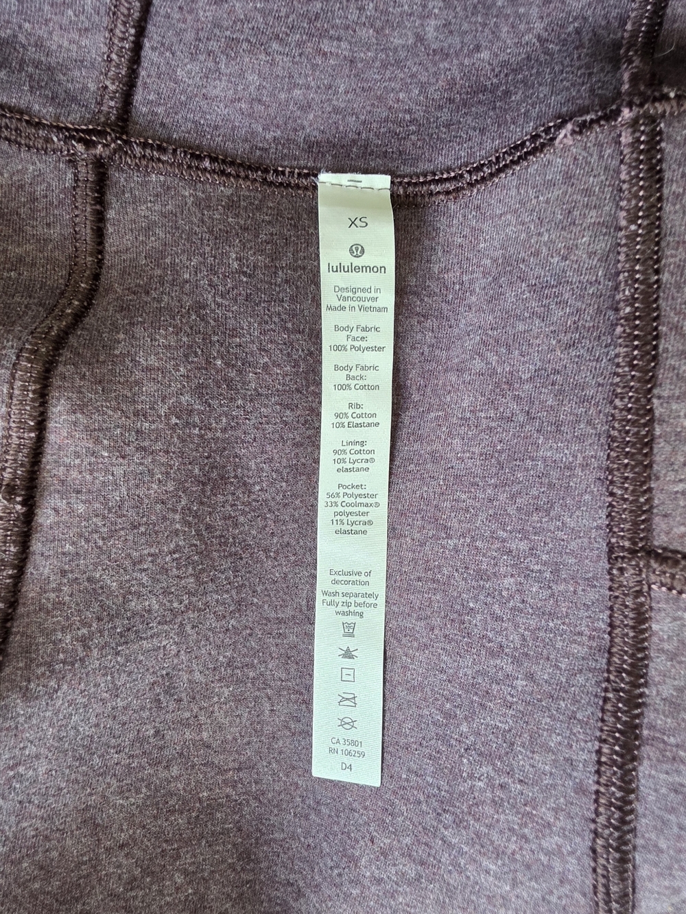 lululemon athletica Plush Sherpa Hoodie - Plum - Picture 5 of 6